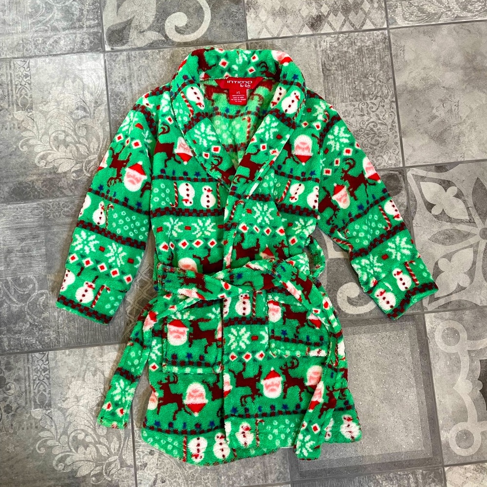 Christmas kids robe - XS